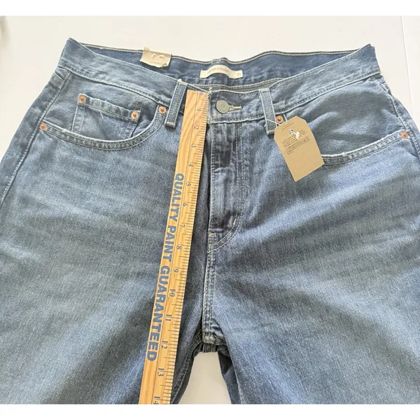 Levis Low Pro 90s Fit Medium Wash Slouchy Straight Leg Relaxed Denim Jeans Sz 31 - Image 5