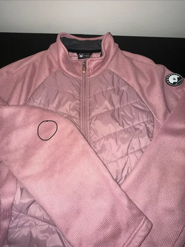 Spyder Women's Nova Full Zip Hybrid Jacket Misty Rose XL - Image 5