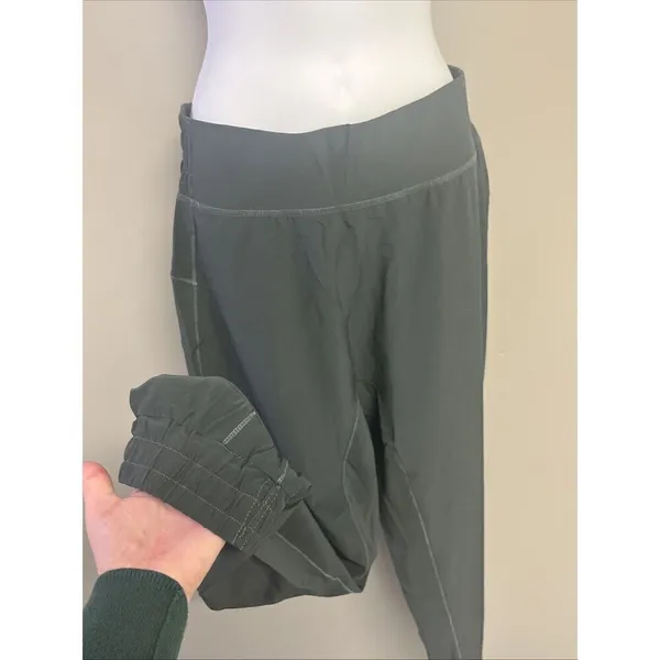 Halara Women’s Dark Green Pull-on high Waist Elastic Waistband Joggers- XL - Image 5