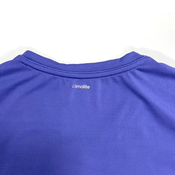 Adidas Climalite V Neck Athletic Tee Small Purple Running Tennis Pickleball Gym - Image 4