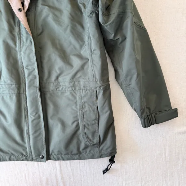Craghoppers AquaDry Waterproof Hooded Rain Jacket Womens US 8 Olive Green - Image 7