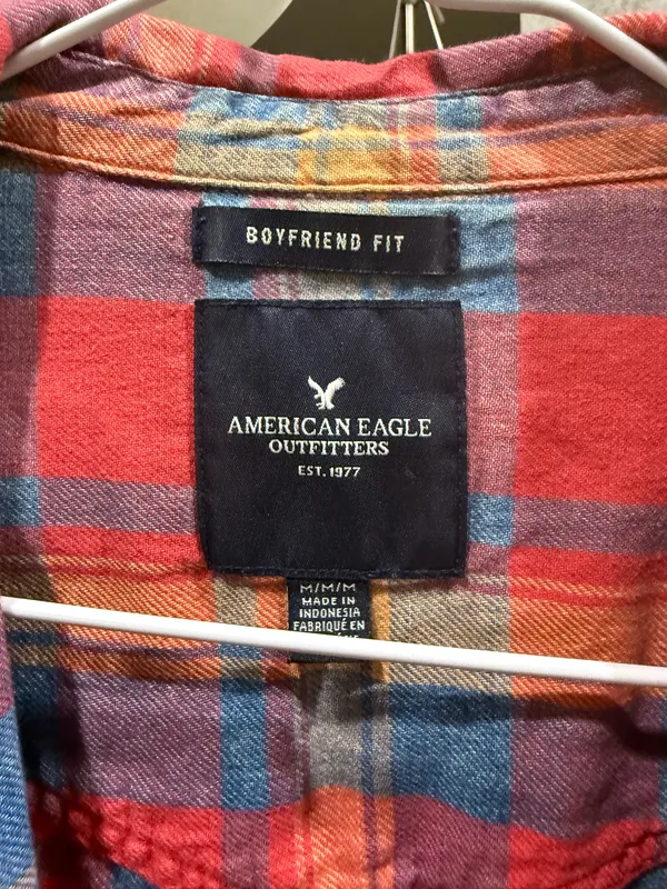 American Eagle Multicolor Boyfriend Flannel - Image 2