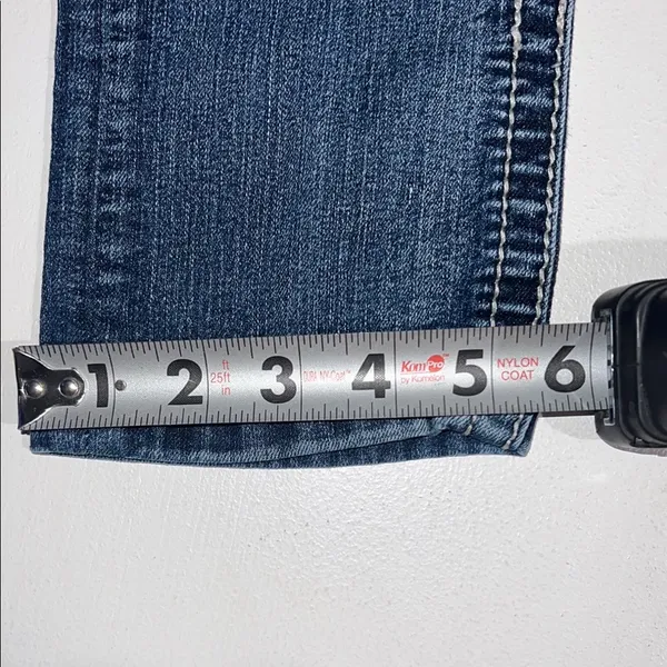 Miss Me Blue Skinny Jeans with Distressed Detailing thick stitch 28 - Image 11