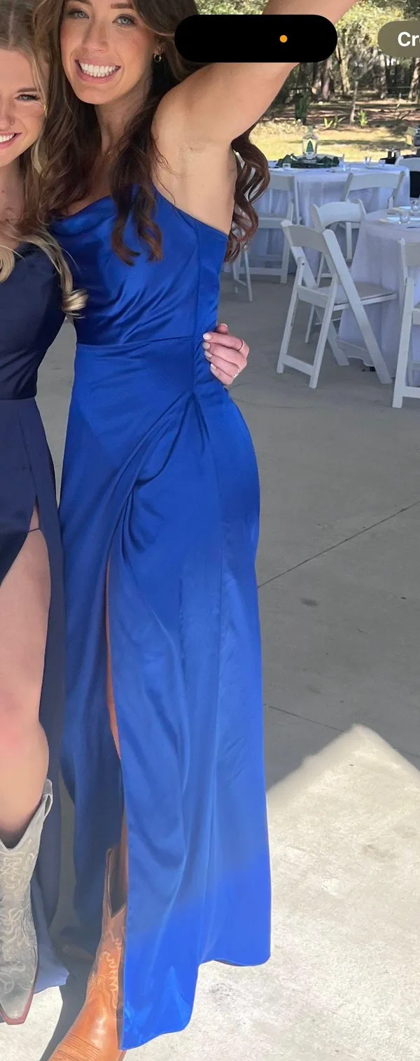 Blue Dress Size 4 - Image 2
