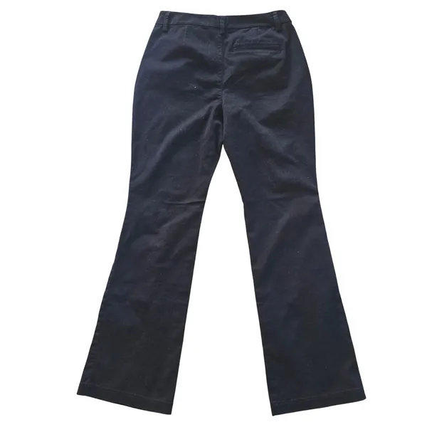 Old Navy NWT Womens High-Waisted Uniform Boot-Cut Pants Black‎ Jack Size 6 - Image 6