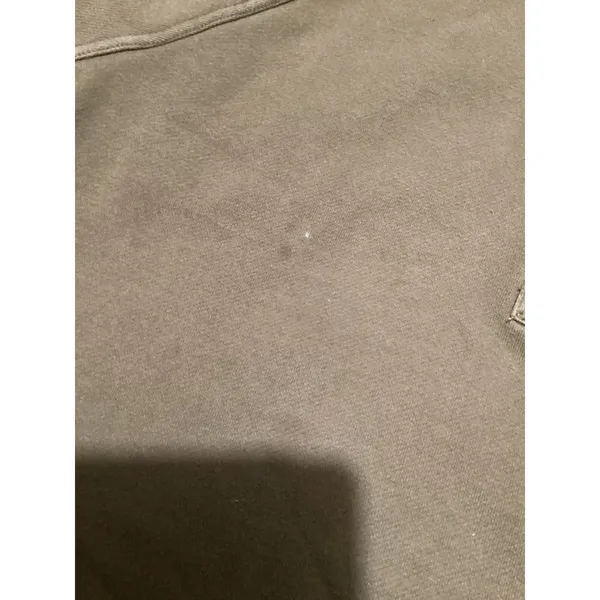 Madewell MWL Green Henley Sweatshirt Organic Cotton Blend Raglan Sleeve Small - Image 5