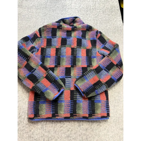 Billabong Adventure Division Switchback Pullover Fleece Multicolor Plaid Women S - Image 7