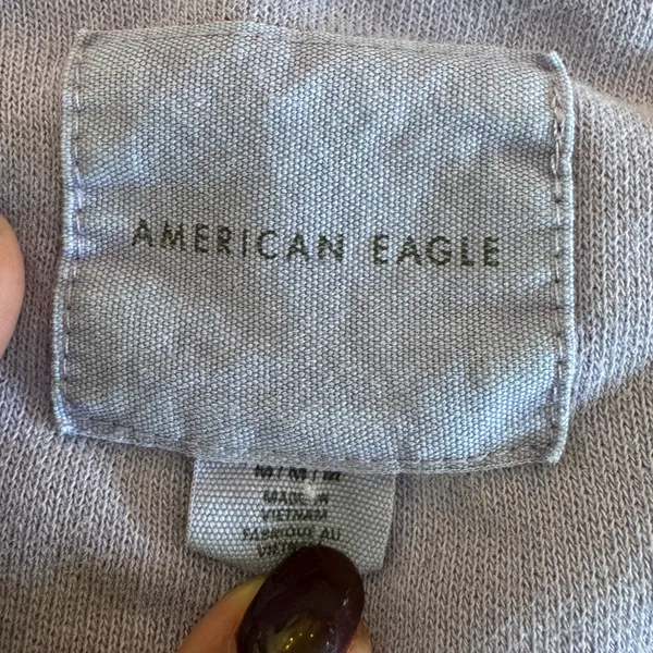 American Eagle soft oversized big hug sweatshirt purple size medium - Image 2