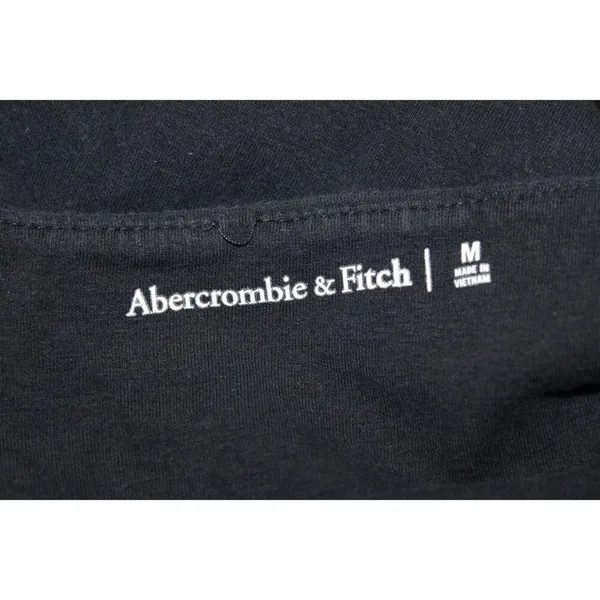 Womens Abercrombie & Fitch Black Sleeveless Square Neck Bodysuit Top Size Medium - Image 4