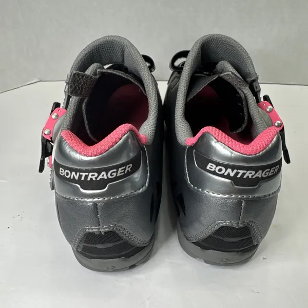 Bontrager Evoke DLX WSD Women’s MTB Cycling Shoes US 10.5 EU 42 Gray Pink - Image 5