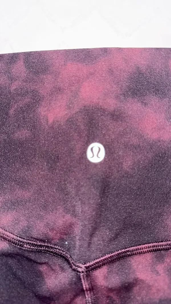 Lululemon Align HR Pants 28 Red/Black Space Dye - Image 6