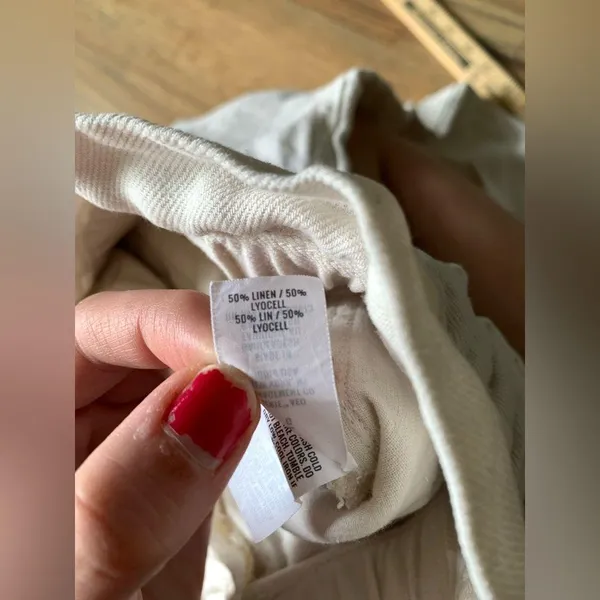 Aerie large linen pants - Image 4