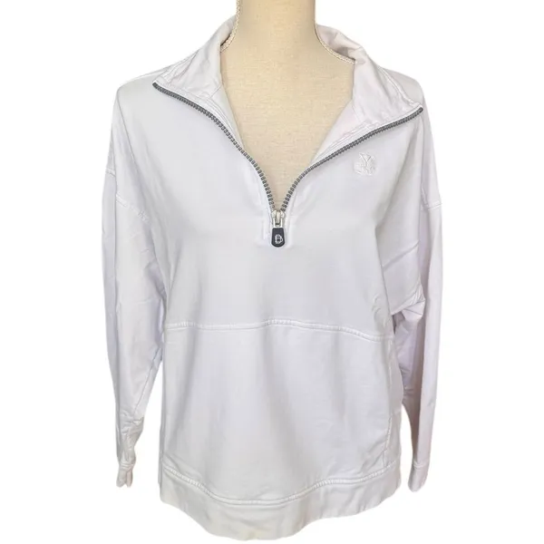 B Draddy Women's white Siobhan Sweatshirt logo* - Image 2