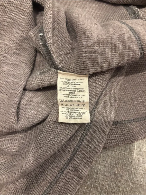 Soft Long-Sleeve Turtleneck Tunic in Light Taupe - Image 4
