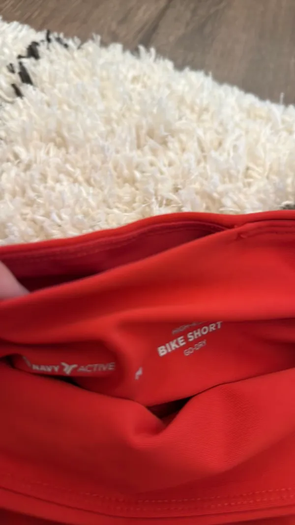 Old Navy Red biker short - Image 2