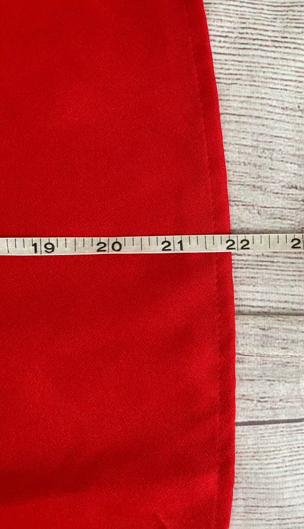 Women S red butterfly short sleeve boatneck blouse New without tags - Image 12