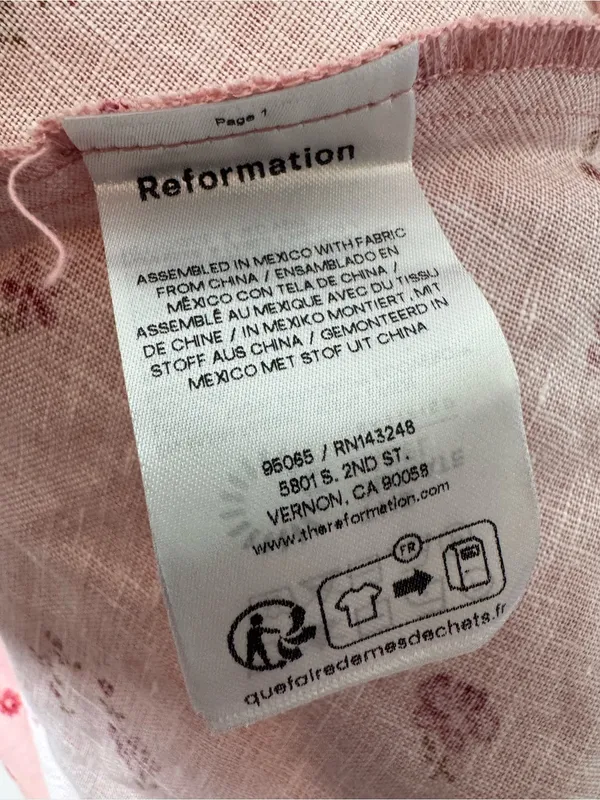 New Reformation Monette Strapless Midi Dress size 6 - Image 6