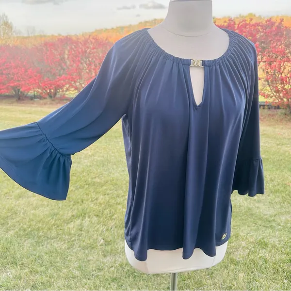 Michael Michael Kors Navy top - Image 4