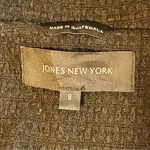 Jones New York Black Trench Winter Coat - Image 7