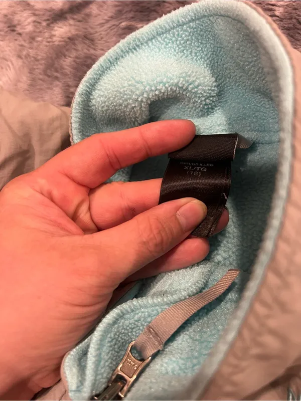 The North Face Aqua & Tan women’s Fleece Jacket - Image 4