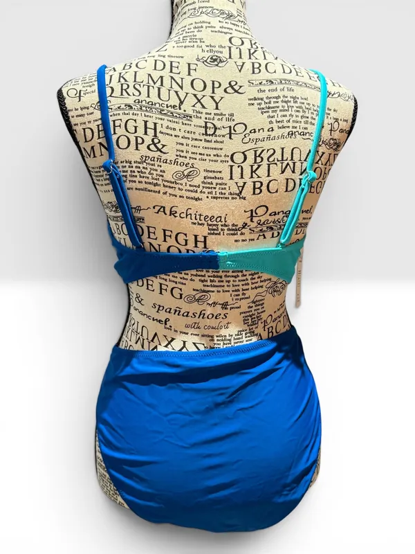 💙🩵✨ NWT Cupshe Colorblock Bikini Set – Size XXL ✨🩵💙 - Image 2
