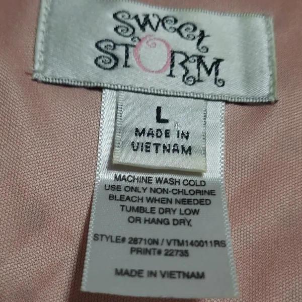 Sweet Storm Polka Dot Dress Size Large - Image 6