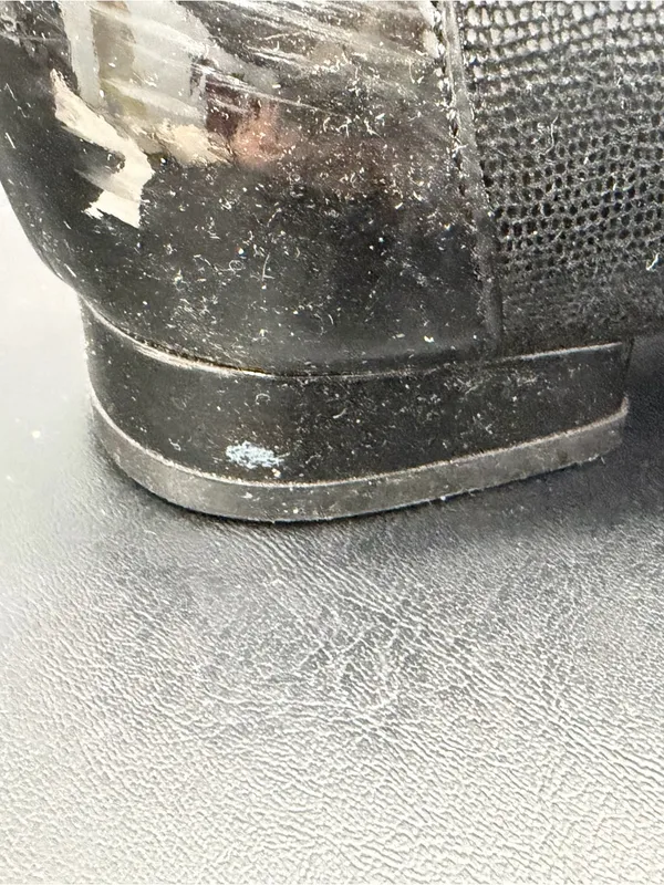BeautiFeel Black Cap-Toe Textured Ballet Flats - Image 10