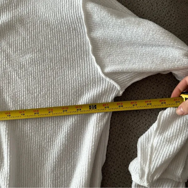 FREE PEOPLE Ribbed Oversized Top M - Image 4