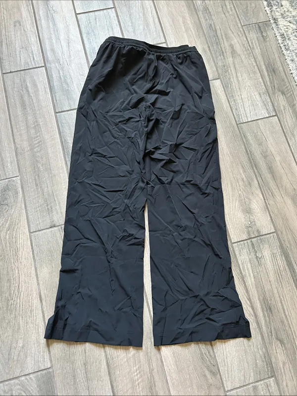Cotton On Black Wide-Leg Drawstring Track Pants - Image 5