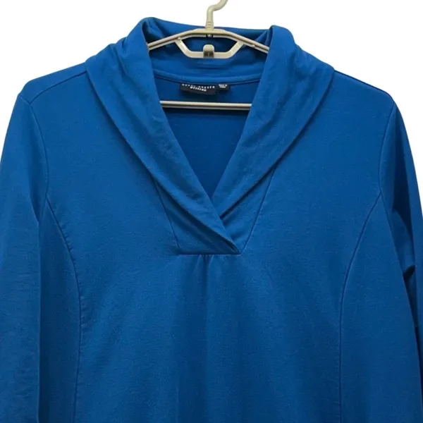 Susan Graver Womans Tunic Sweater Size 2X Shawl French Terry Comfy Warm Cozy‎ - Image 3