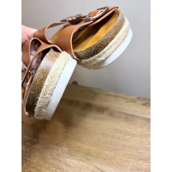 Boho Espadrille Platform Sandals DV Dolce Vita Carther Brown 7.5 - Image 11