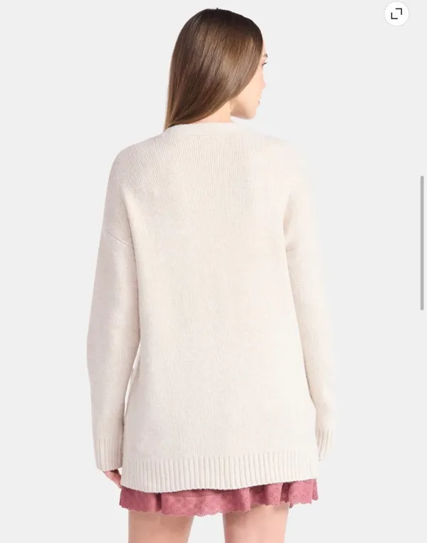 No Boundaries Button-Front Grandpa Cardigan Sweater - Image 3