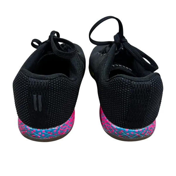 NOBULL Trainer Black Neon Pixel Low Top Training Shoes Size W 8 / M 6.5 - Image 3