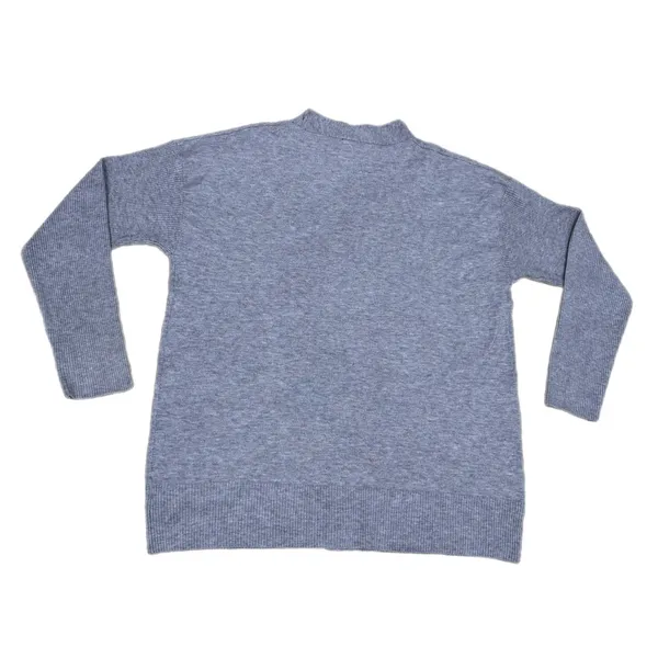 BOBEAU Stitch Fix Button Front Cardi Pocketed Preppy Sweater Womens Sz 1X Gray - Image 6