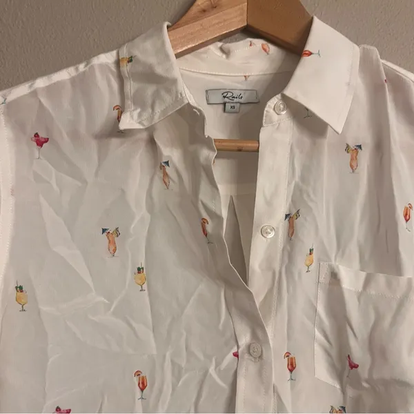 RAILS‎ Kate Silk Cocktail Blouse - Image 6