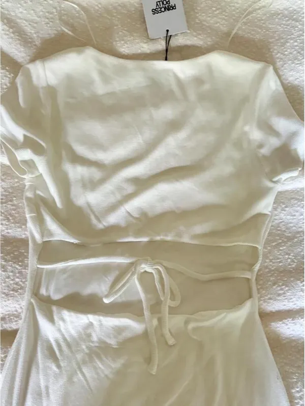 Princess Polly Women's White Dress - Image 2