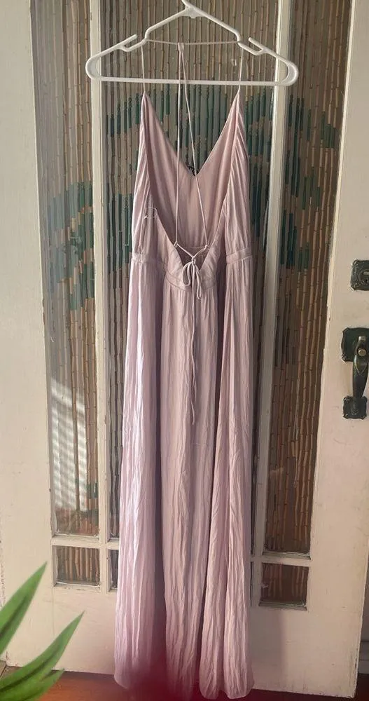 Sadie & Sage Light pink maxi dress with adjustable straps #maxidress size M - Image 3