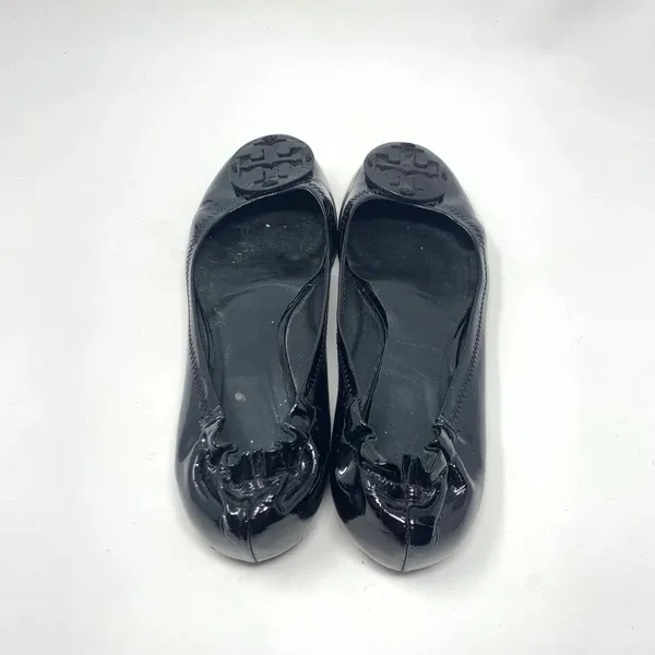Tory Burch Reva Classic Patent Leather Ballet Flats Black Size US‎ 7.5 - Image 7