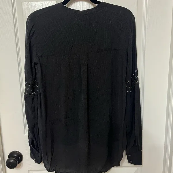 Veronica Beard Black Willa‎ Blouse black size 2 - Image 6
