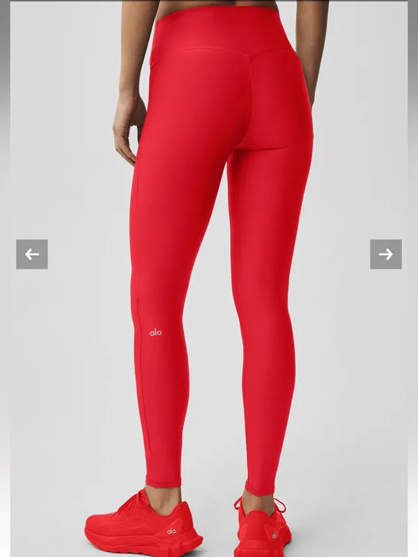 Alo Yoga Airlift High Waist Sleek Leggings 28" Size small - Image 2