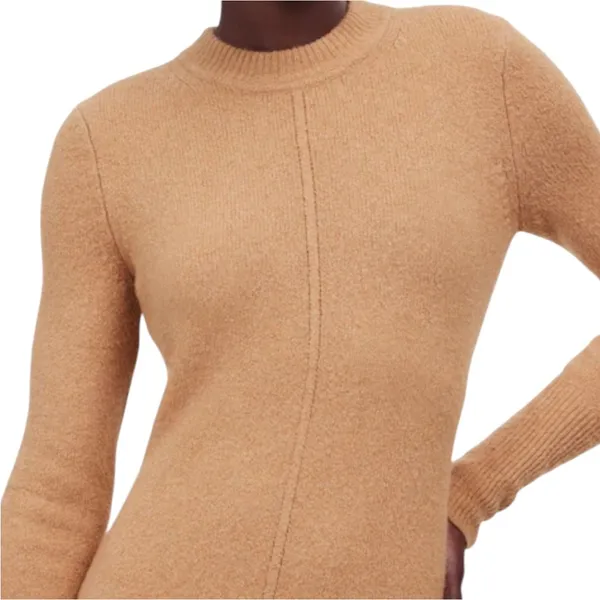 EUC Madewell Sz XS Sweater Mini Dress in Heather Camel $138 pilling fabric shave - Image 4