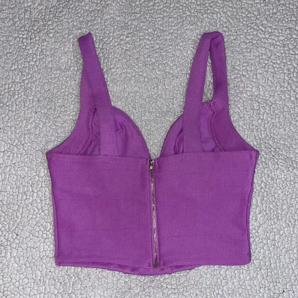 Crop Tank Purple Size M - Image 5