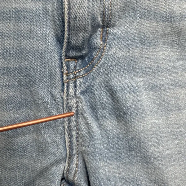 American Eagle Jeans Mid Rise Kick Boot Stretch Cargo Pockets Womens 8 L 30x33.5 - Image 3