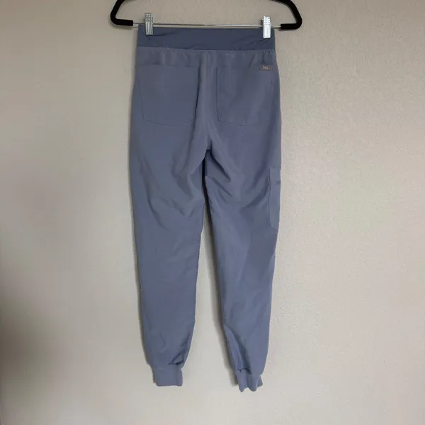 FIGS Zamora Jogger Scrub Pants Blue XXS Technical Collection Healthcare Uniform - Image 2