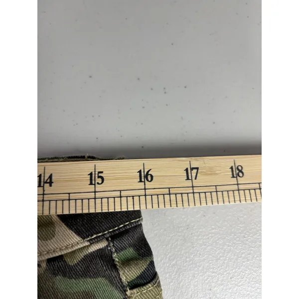 Venus Green Camo Cropped Stretch Cotton Blend Denim 10‎ Grunge Streetwear - Image 7