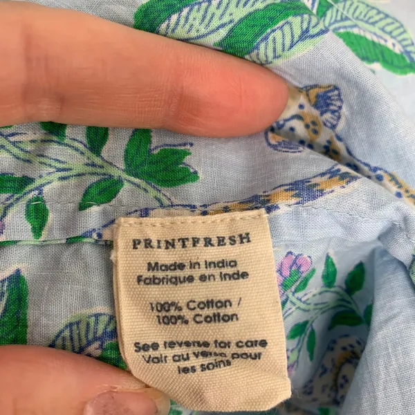 PrintFresh Brunch Dress in Leopard Mirage Organic Cotton Womens XS New - Image 12