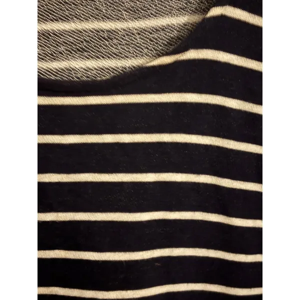 J Crew Mercantile Womens‎ Striped Long Sleeve Top XL Navy White Casual Comfort - Image 4