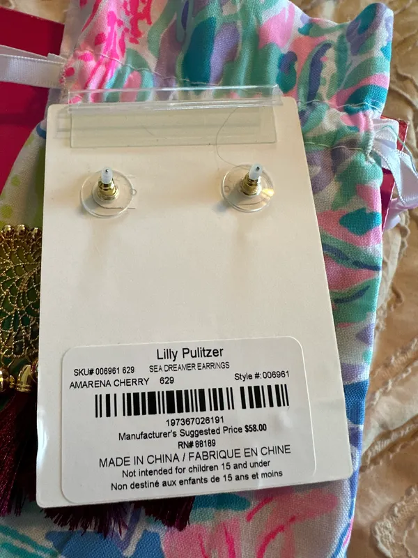 Lilly Pulitzer Earrings - Image 2