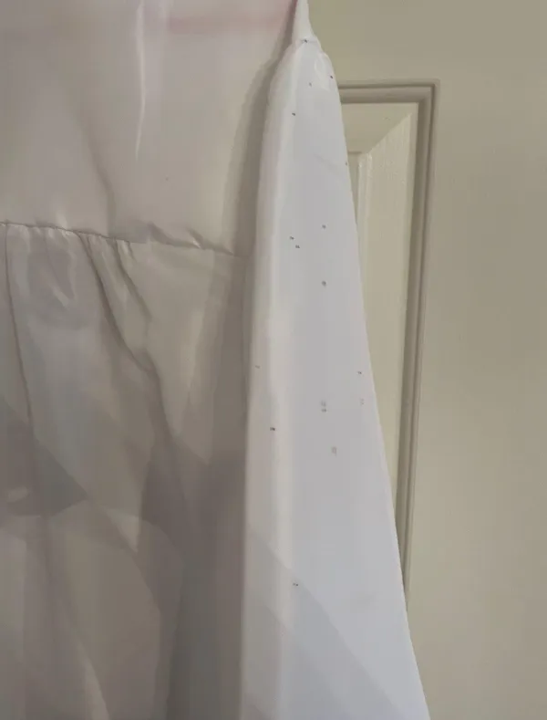 Jostens Graduation Gown With Chords White - Image 4