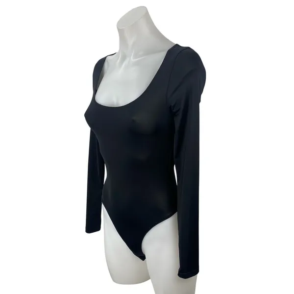 Princess Polly Ellery Women's Scoop Neck Long Sleeve Seamless Bodysuit Top Sz 2 - Image 2